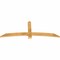Ekena Millwork Bellingham Rough Sawn Timber Gable Bracket, Western Red Cedar, 72"W x 27"H x 2"D x 4"F, 9/12 Pitch GBW072X27X0204BEL00RWR - alternate 3